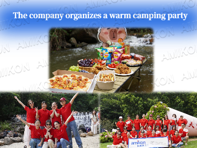 این شرکت یک مهمانی کمپینگ گرم ترتیب داد
